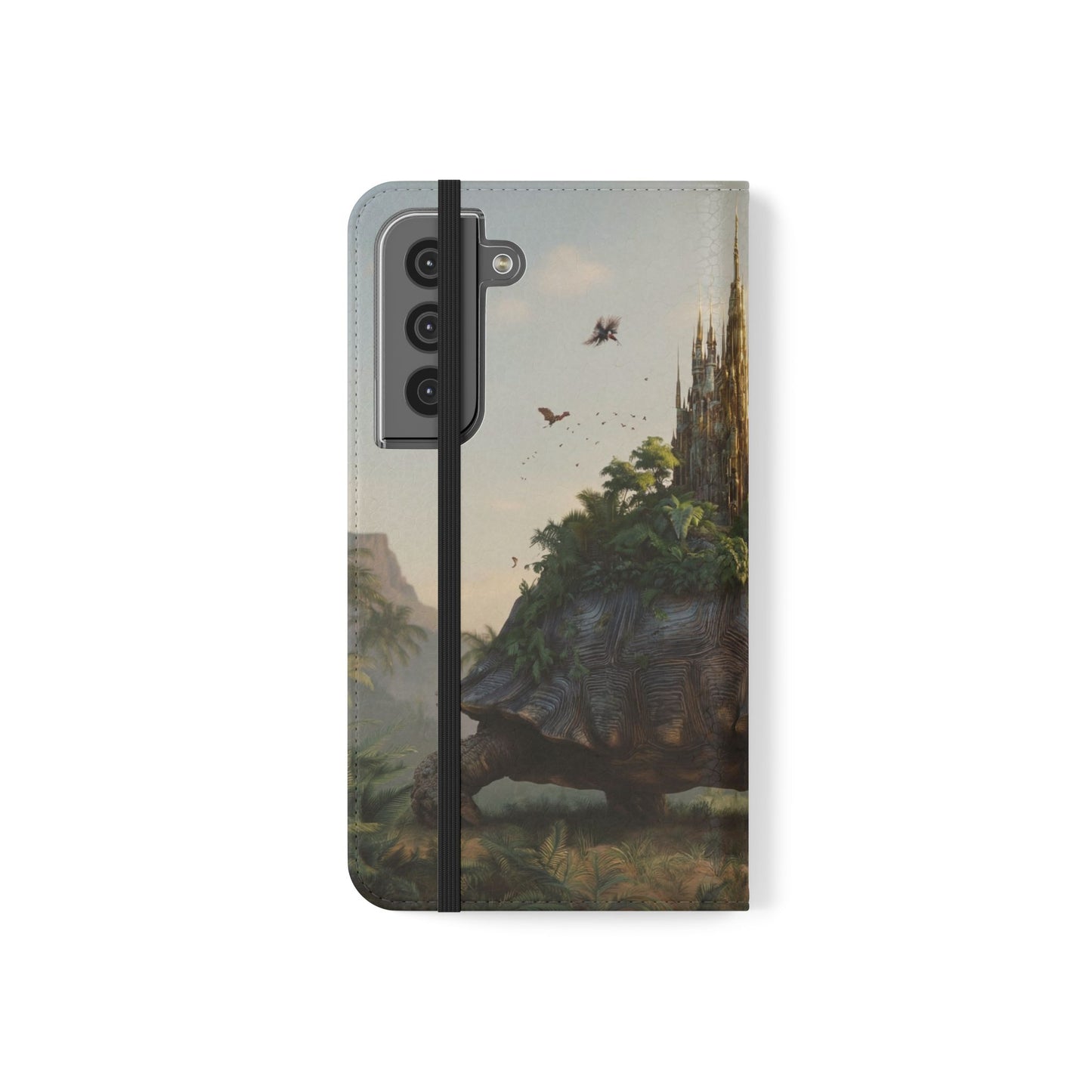 Castle Turtle Flip Cases – Golden Spire Jungle Guardian