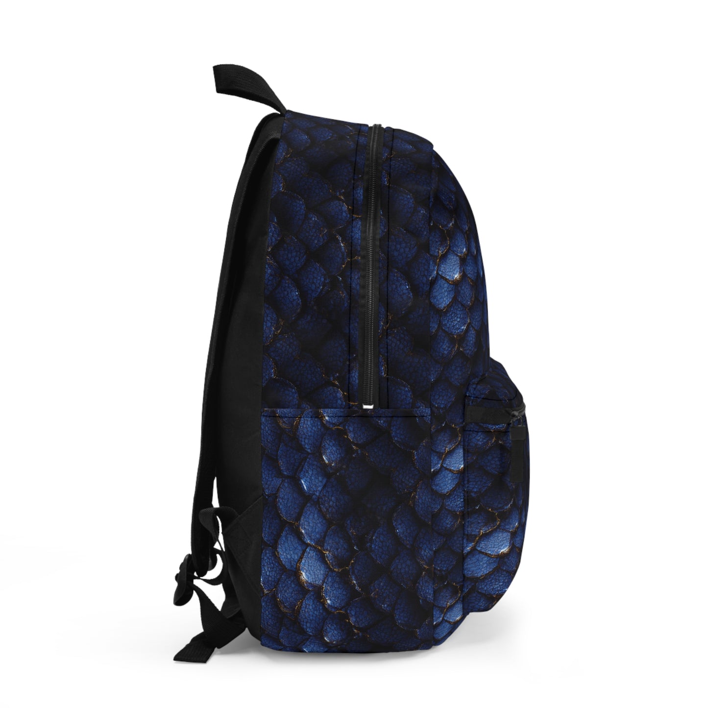 tiling pattern of sapphire dragon scales highly detailed, octane render, 8k - Backpack