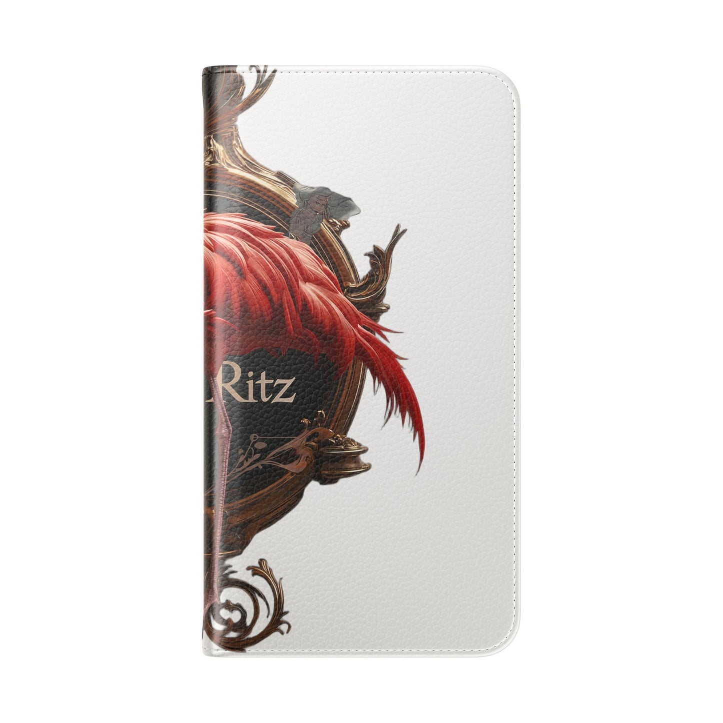 The Ritz Flamingo Flip Cases – Gilded Ornate Frame Art Design