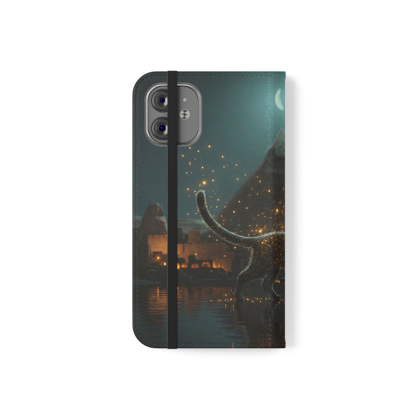 Celestial Vortex Flip Cases – Indigo Cloud Dreamscape