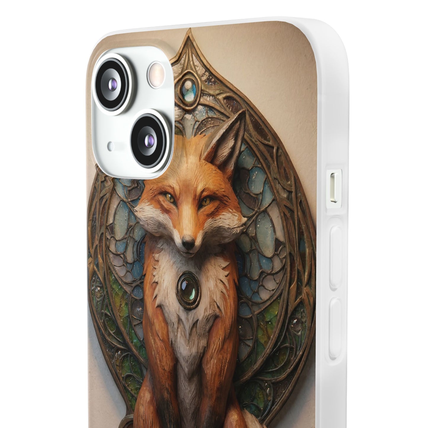 Fox Sentinel Flexi Cases – Amber Glaze and Stained Glass Reverie