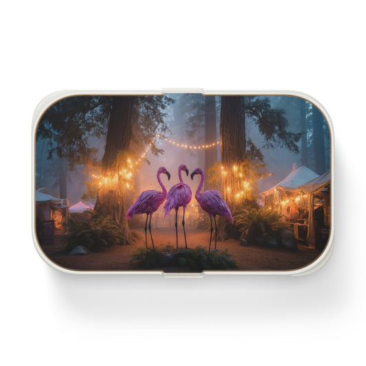 Pink Flamingo Grove Bento Lunch Box – Twilight Forest Festival