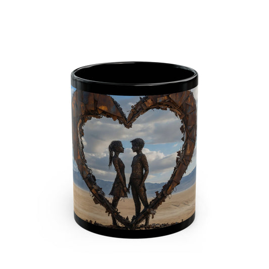 Sunset Silhouette Love Mug