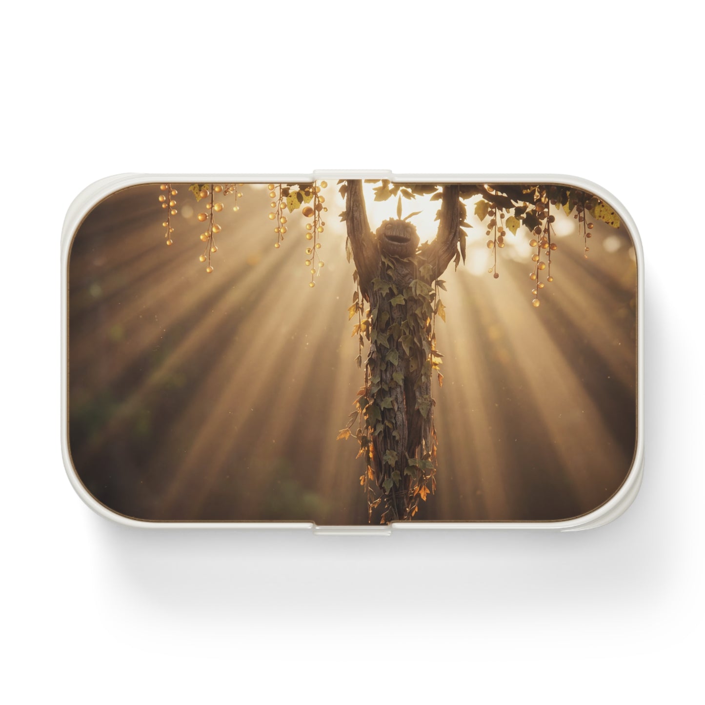 Tree Spirit Bento Lunch Box – Golden Hour Forest Guardian