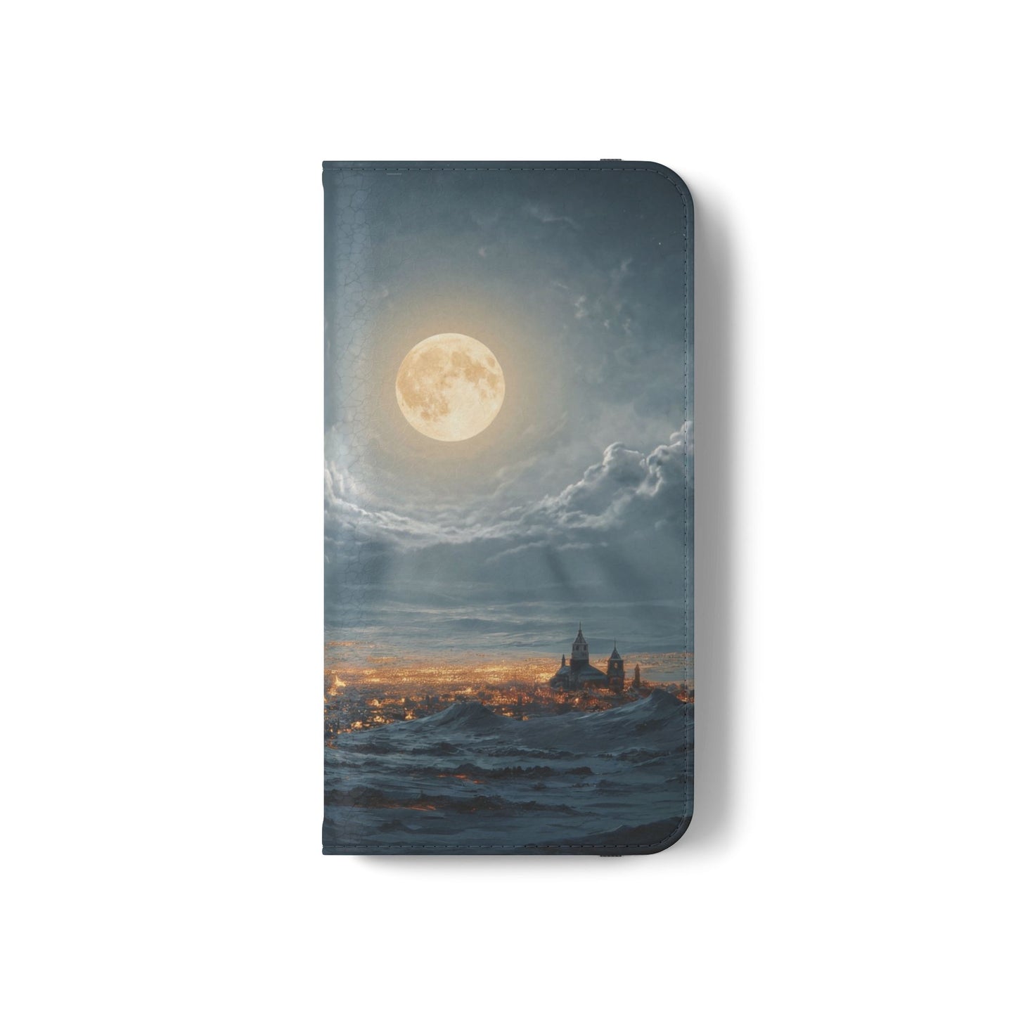 Moonlit Sleigh Flip Cases – Northern Lights Winter Journey