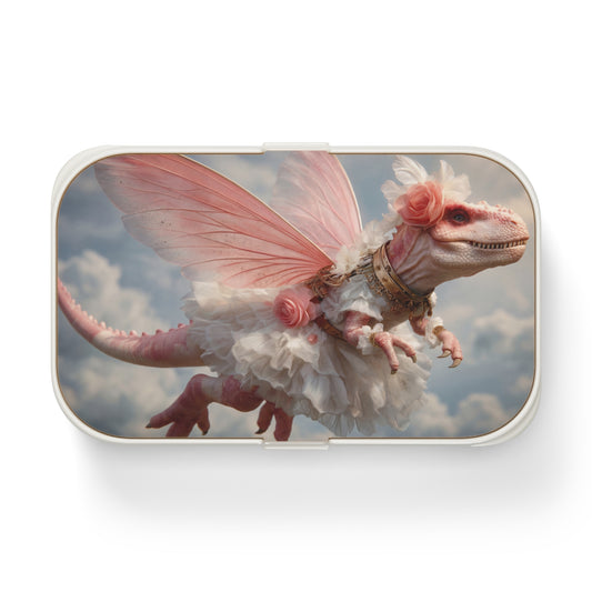 Pink Winged Dinosaur Princess Bento Lunch Box – Skyborne Bloom Fantasy