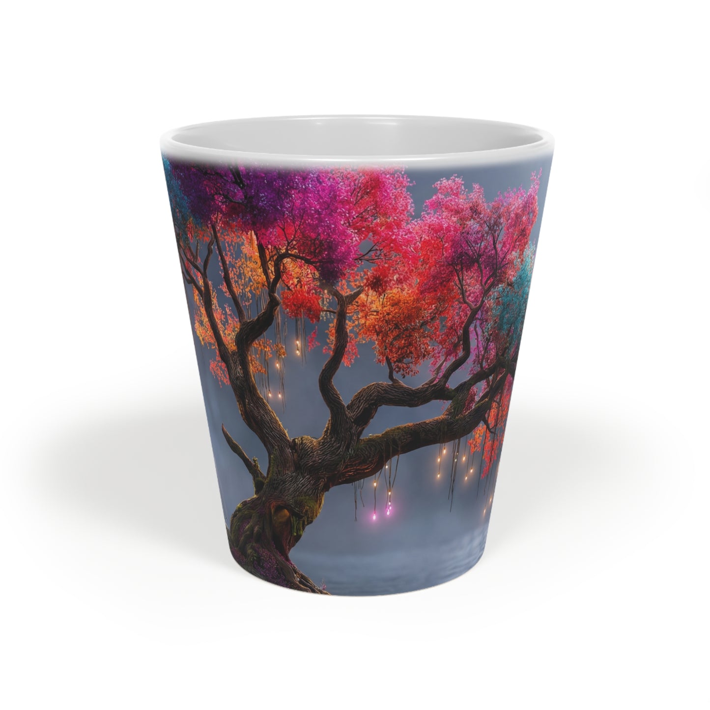 Chroma Grove Latte Mug, 12oz – Rainbow Canopy Lanterns