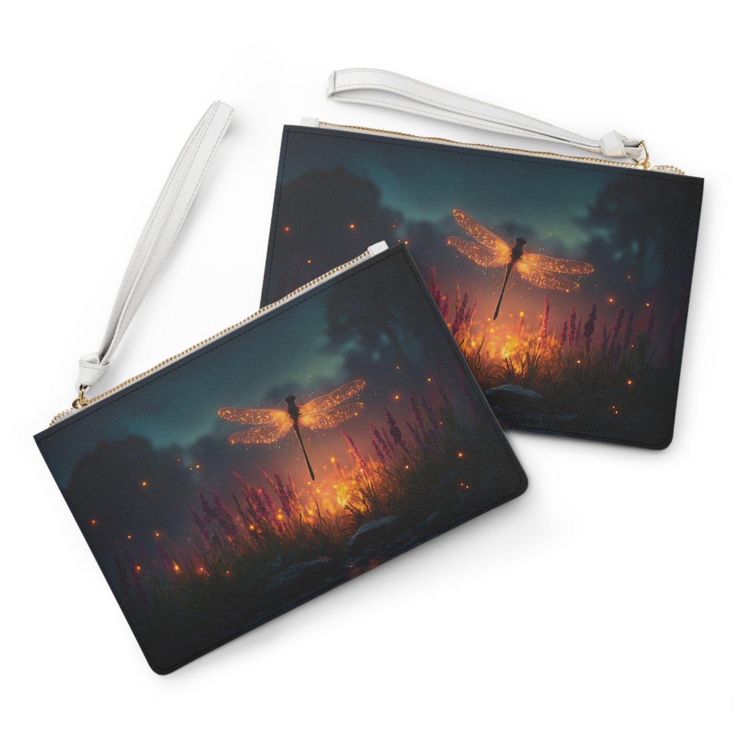 Glowing Dragonfly Clutch Bag – Twilight Meadow Luminescence