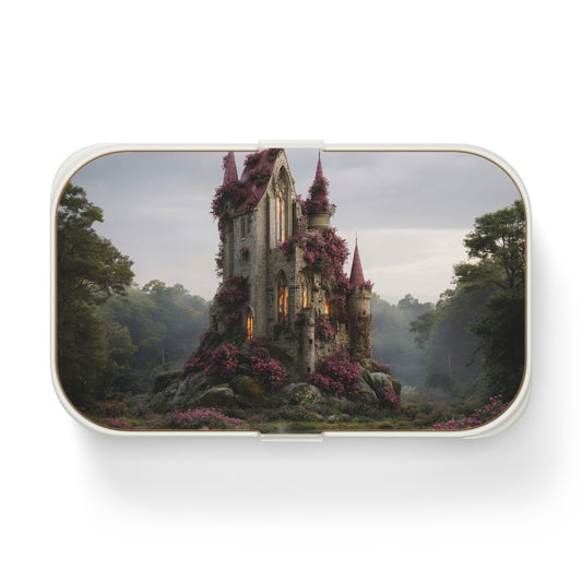 Rose-Spangled Castle Bento Lunch Box – Whispers of the Forgotten Keep