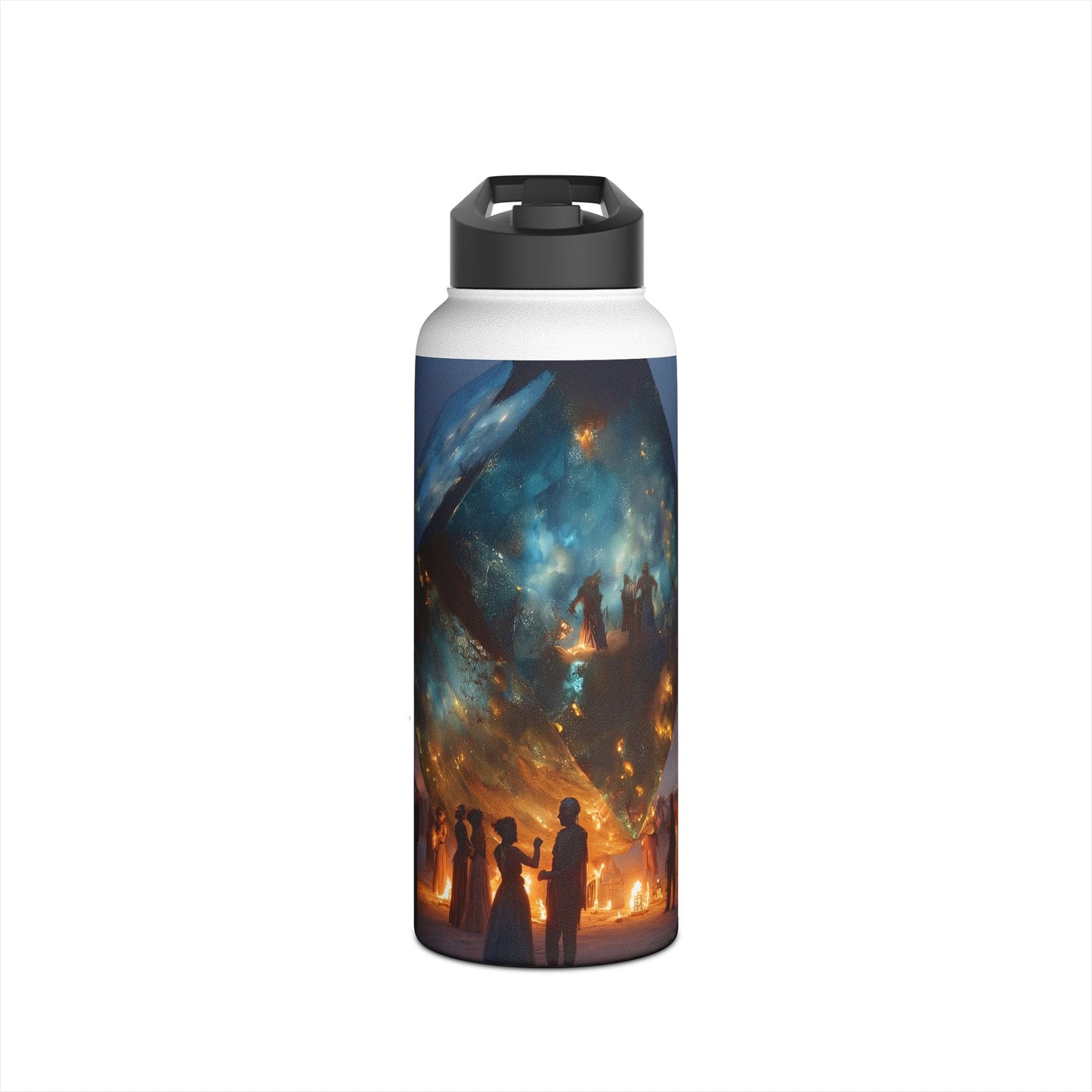 Celestial Cube Water Bottle – Gateway to a Starlit Ceremony