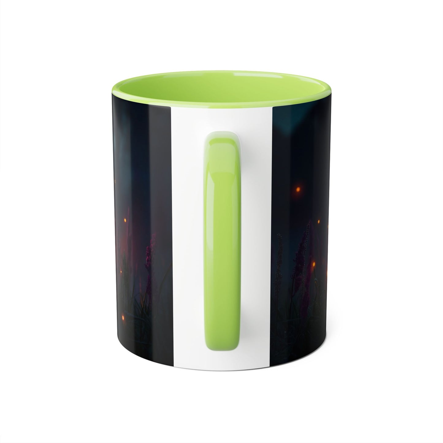 Firefly Dragonfly Accent Mugs, 11oz – Golden Twilight Meadow Guardian