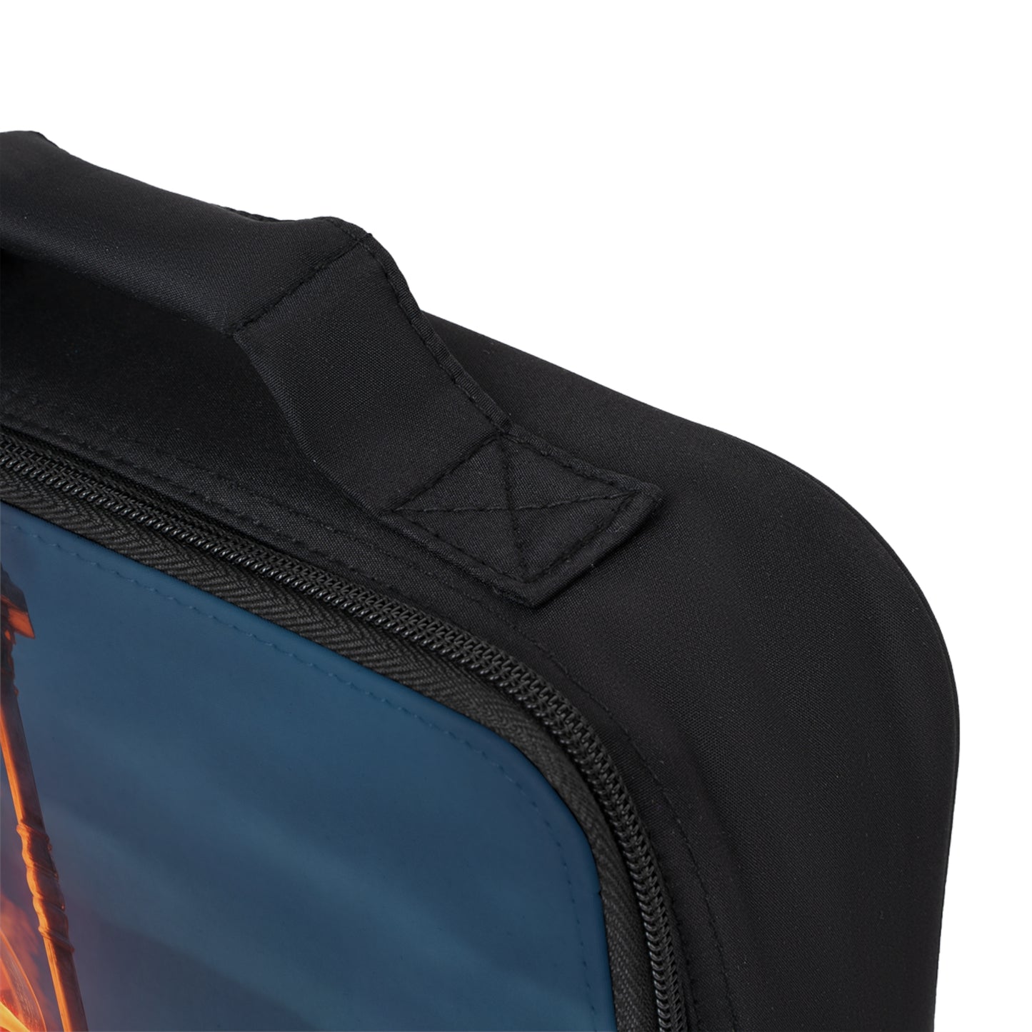 Hourglass Clocktower Lunch Bag – Standing Beneath the Sands of Time