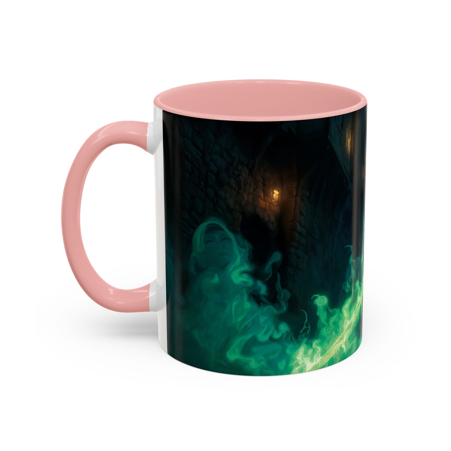 Glimmerblade Gnome Mug – Emerald Spirit Knight Coffee Cup