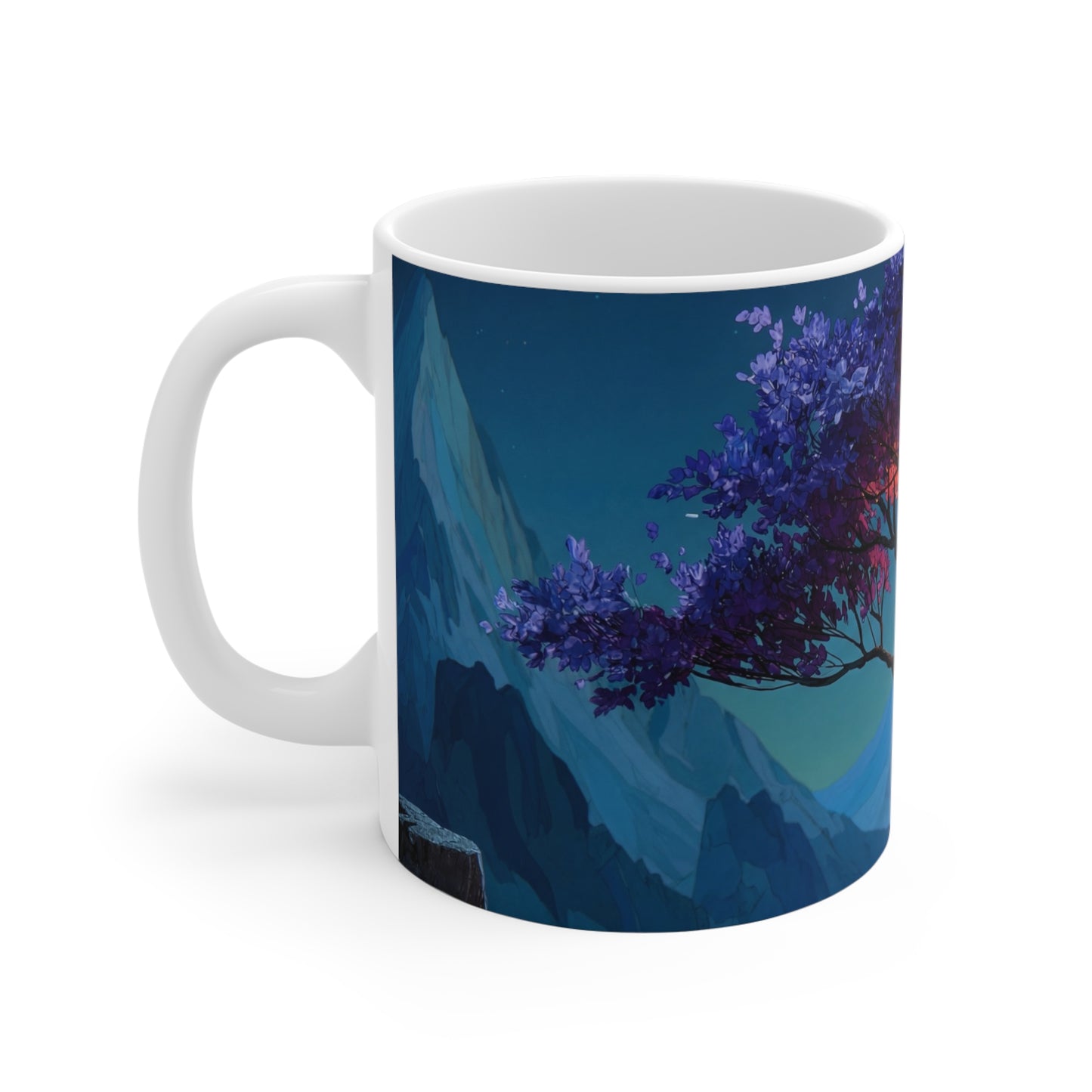 Starlit Whisper Tree Ceramic Mugs (11oz\15oz\20oz) – Twilight’s Velvet Crown