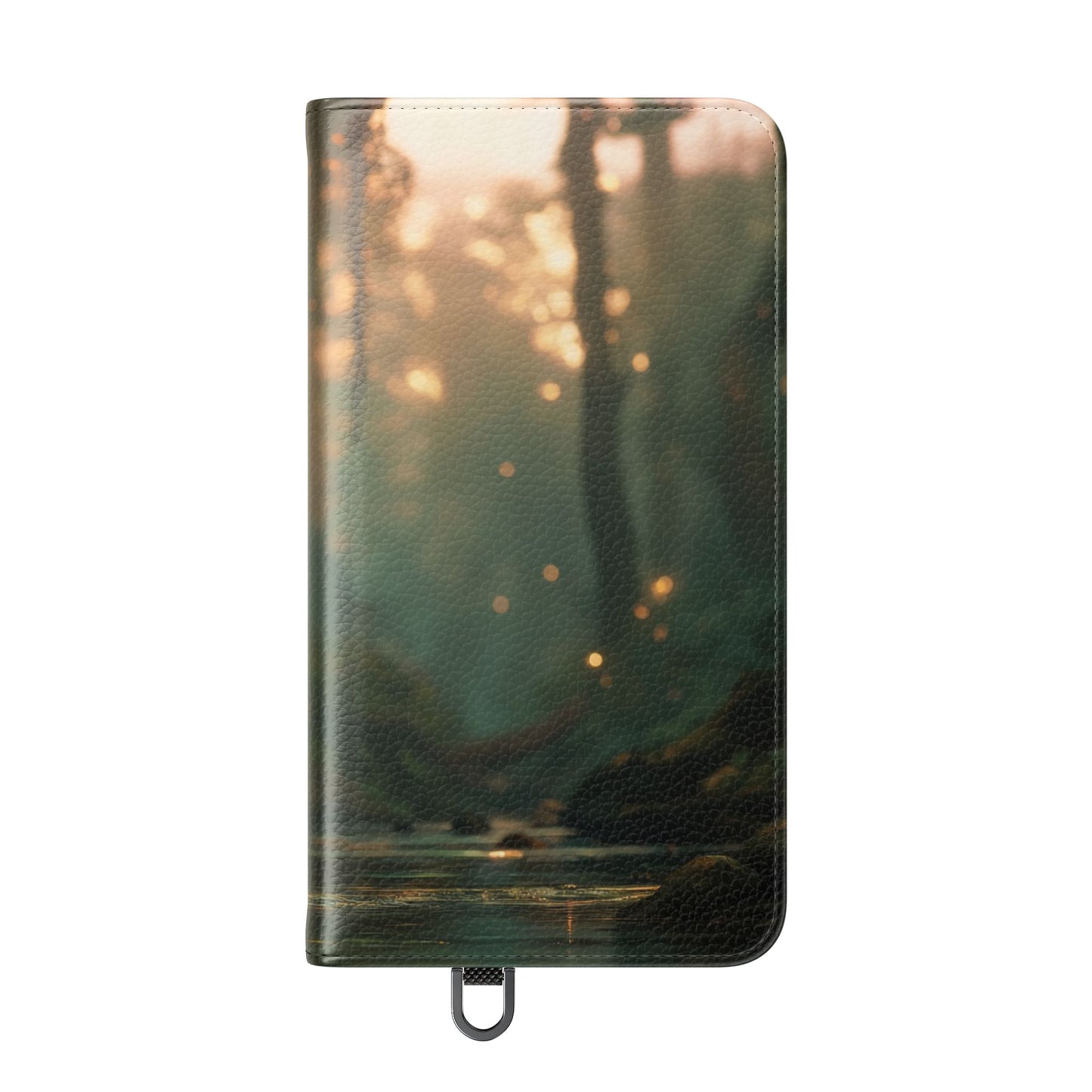 Mossy Bank Fairy Flip Cases – Golden Hour Sentinel Portrait
