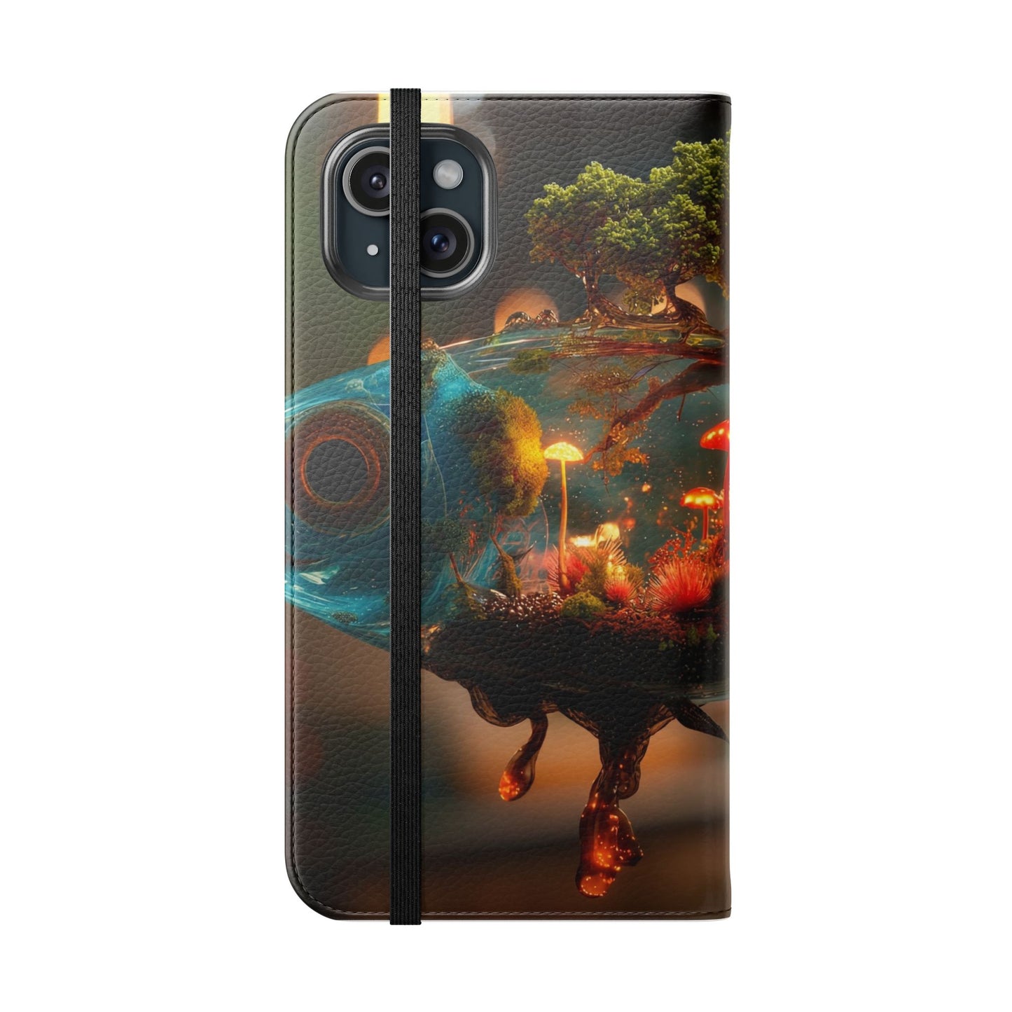 Forest Fish Flip Case – Liquid Glowwood Dreamscape