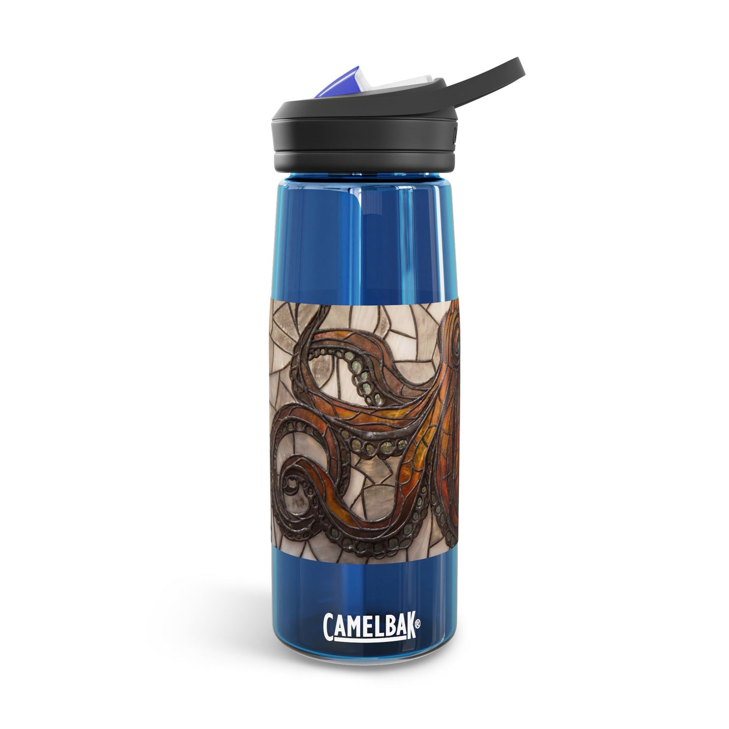 Stained Glass Octopus CamelBak Eddy® Water Bottle, 20oz\25oz – Amber Depths & Iron Lace