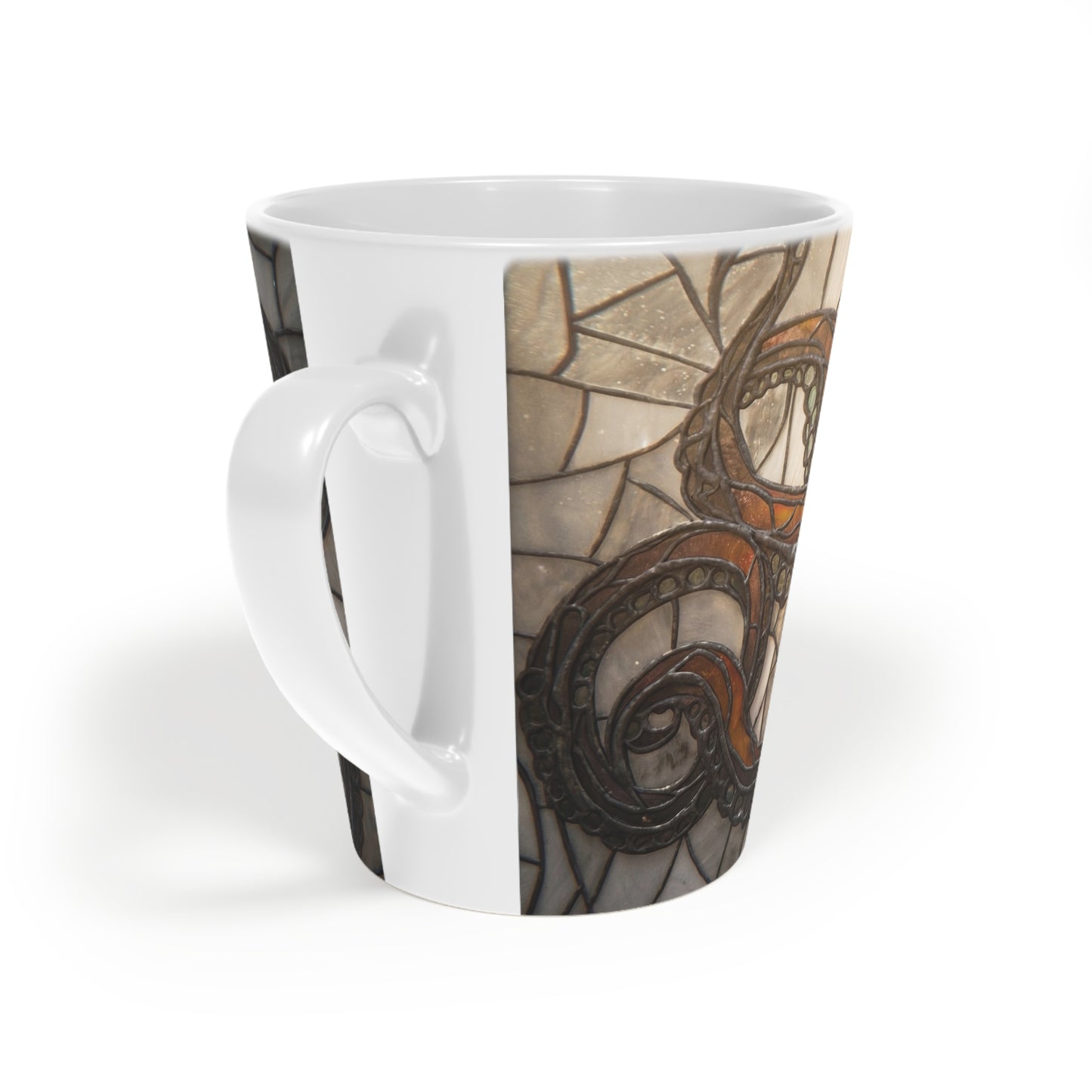 Copper Tentacles Latte Mug, 12oz – Stained Glass Guardian