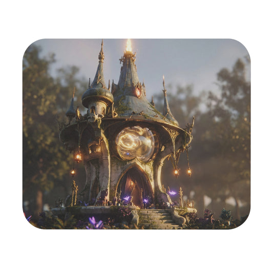 Whispering Grove Observatory Mouse Pad – Twilight Magic Portal