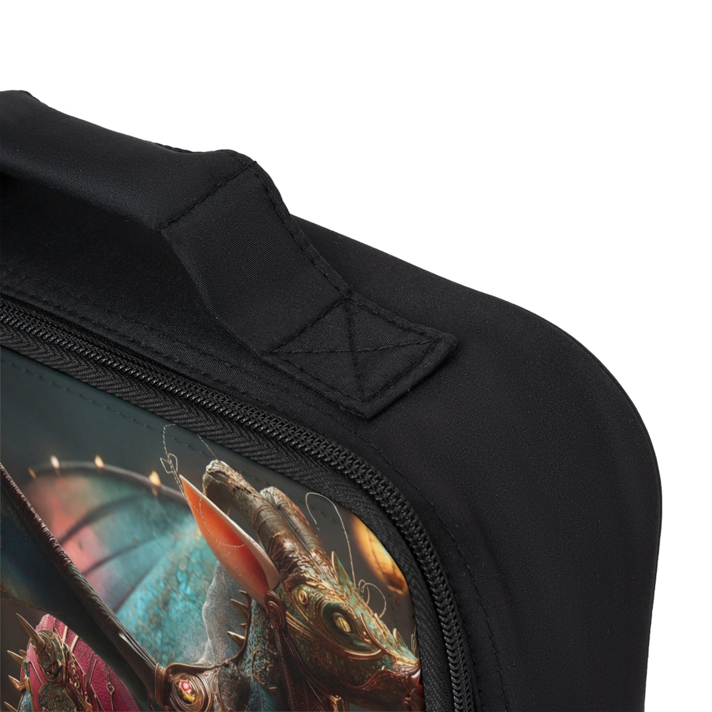 Celestial Dragon Lunch Bag – Twilight Parade of Wings and Lanterns