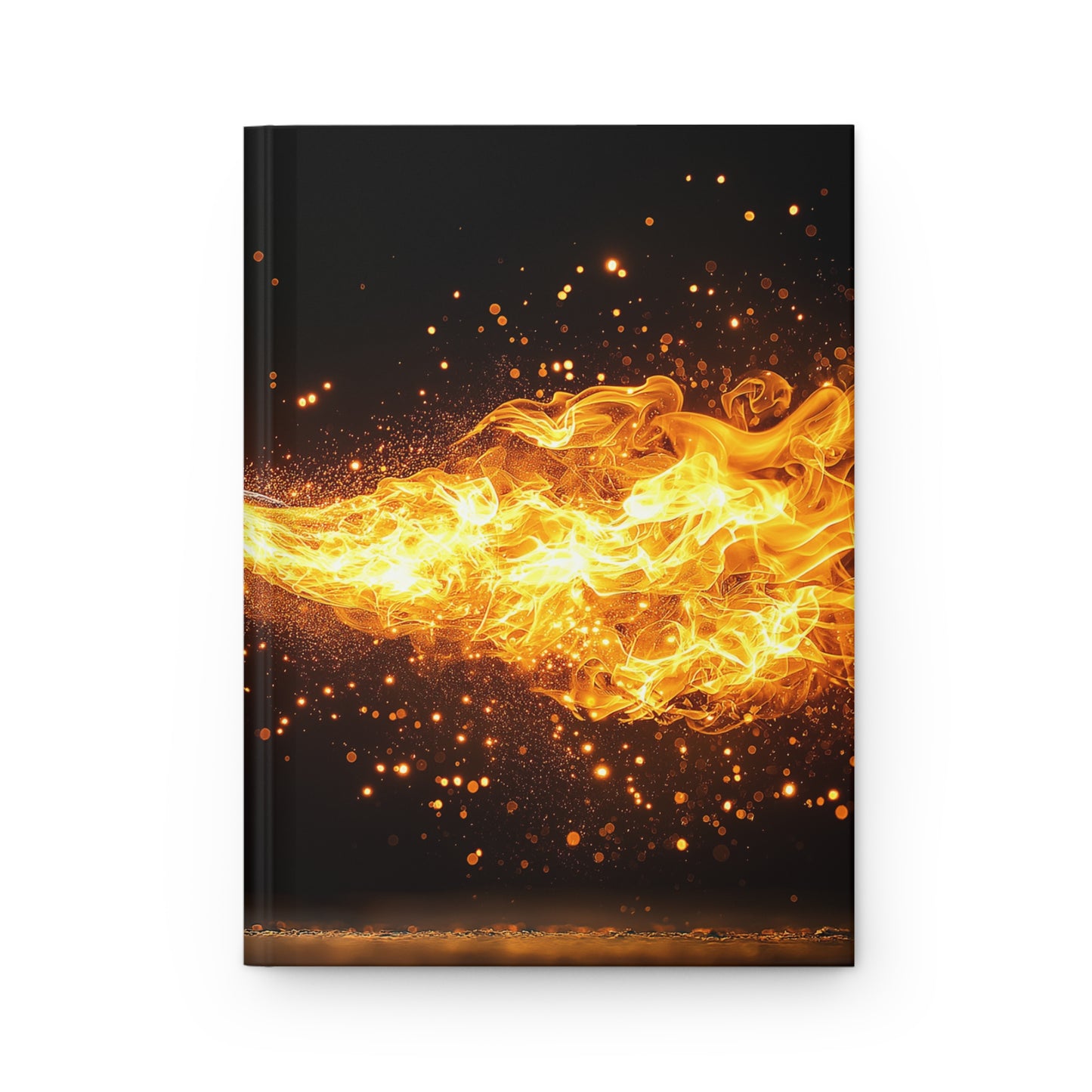 Firebird Hummingbird Hardcover Journal Matte – Wings of Golden Ember