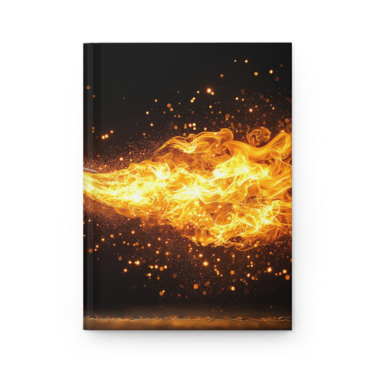 Firebird Hummingbird Hardcover Journal Matte – Wings of Golden Ember