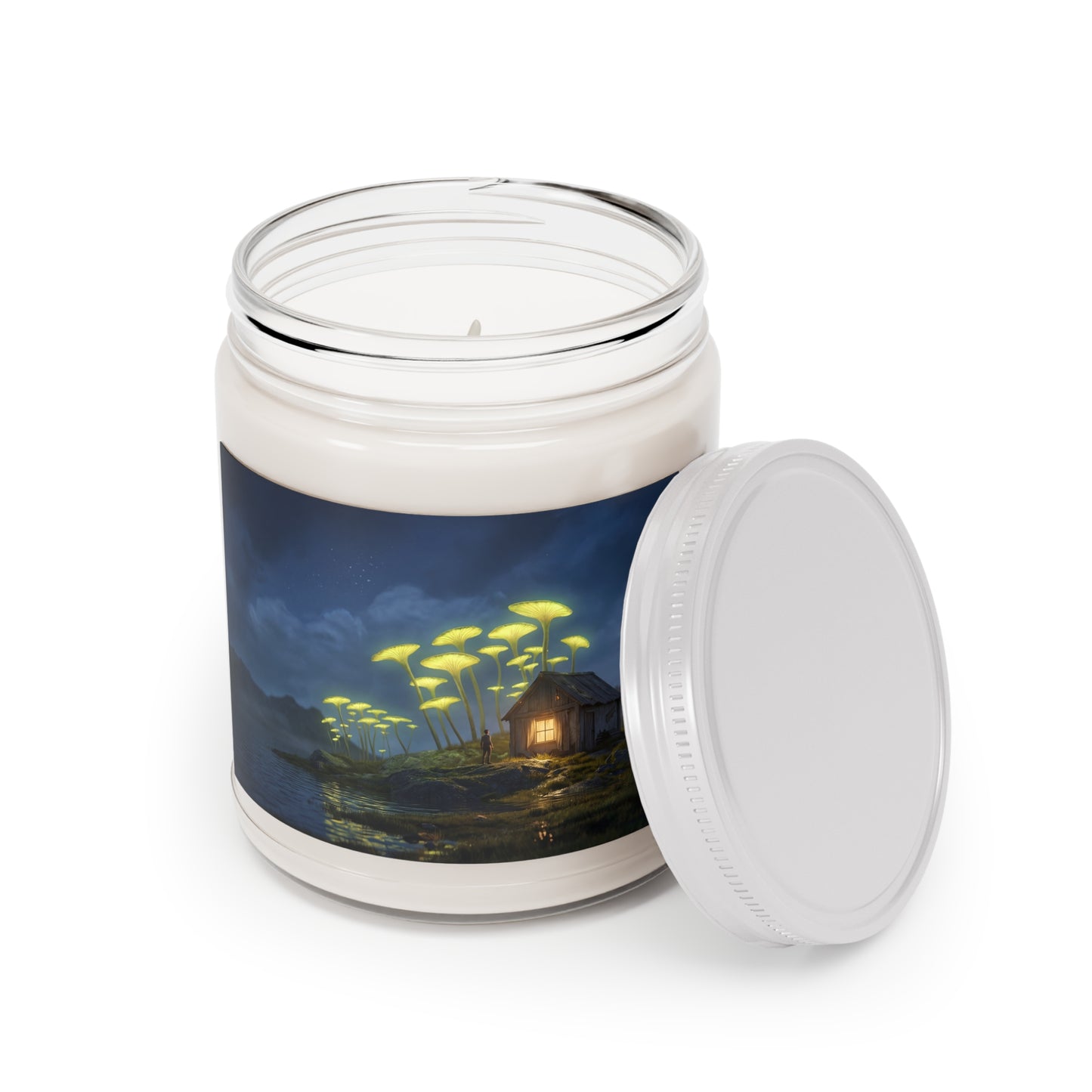 Luminescent Mushroom Cabin Candle – Whispering Forest Nightlight