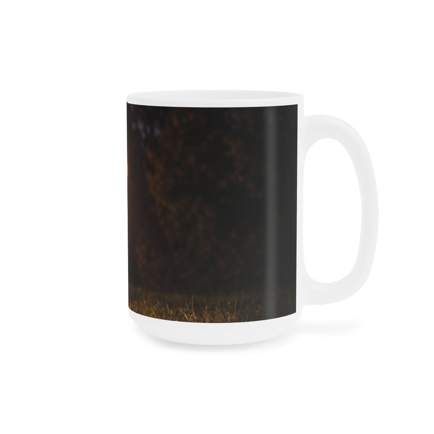 Chromatic Stag Ceramic Mugs (11oz\15oz\20oz) – Night Garden Luminescence