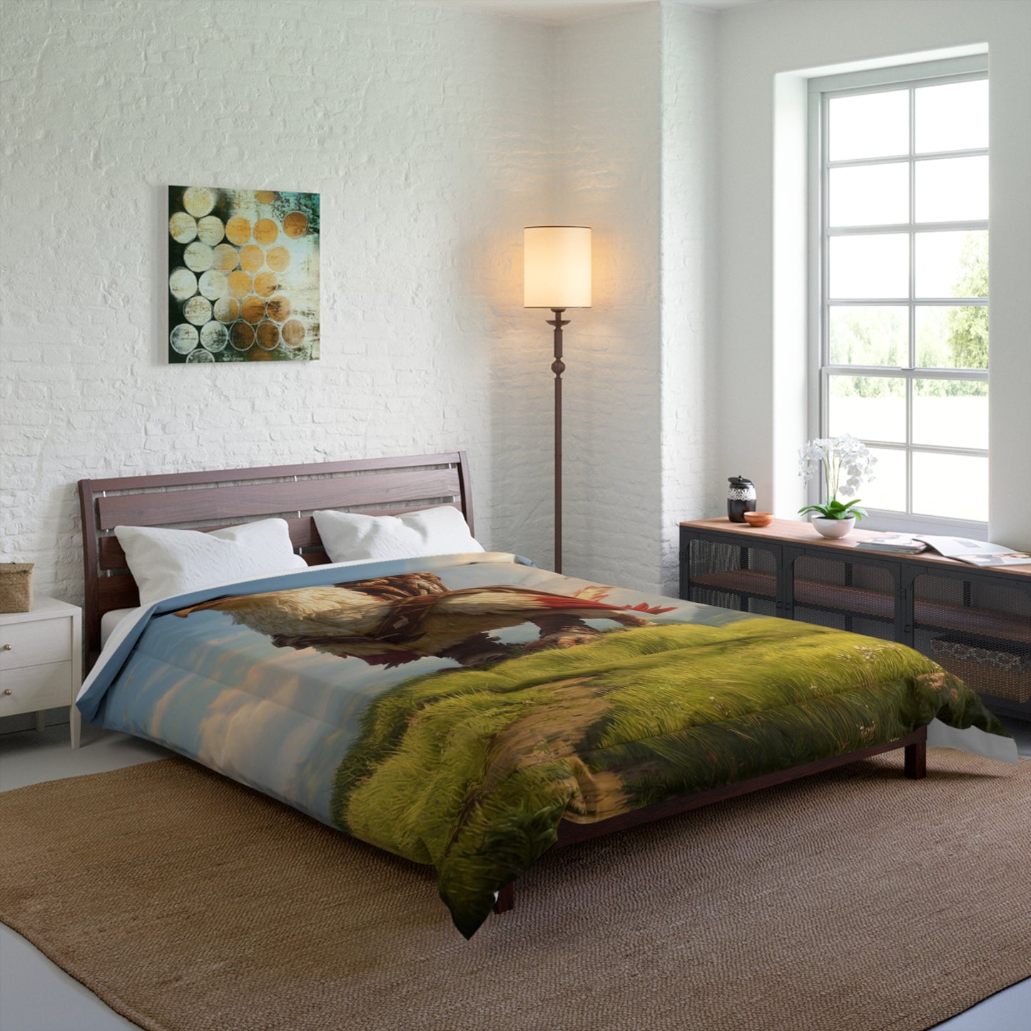Skybound Falcon Comforter – Riders of the Golden Dawn