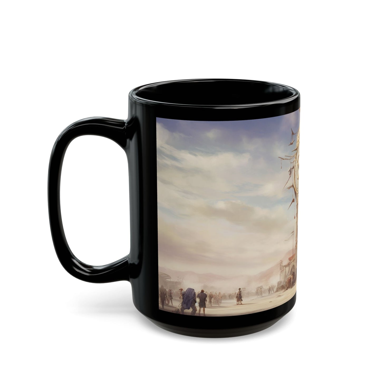 Steampunk Skybound Clock Mug