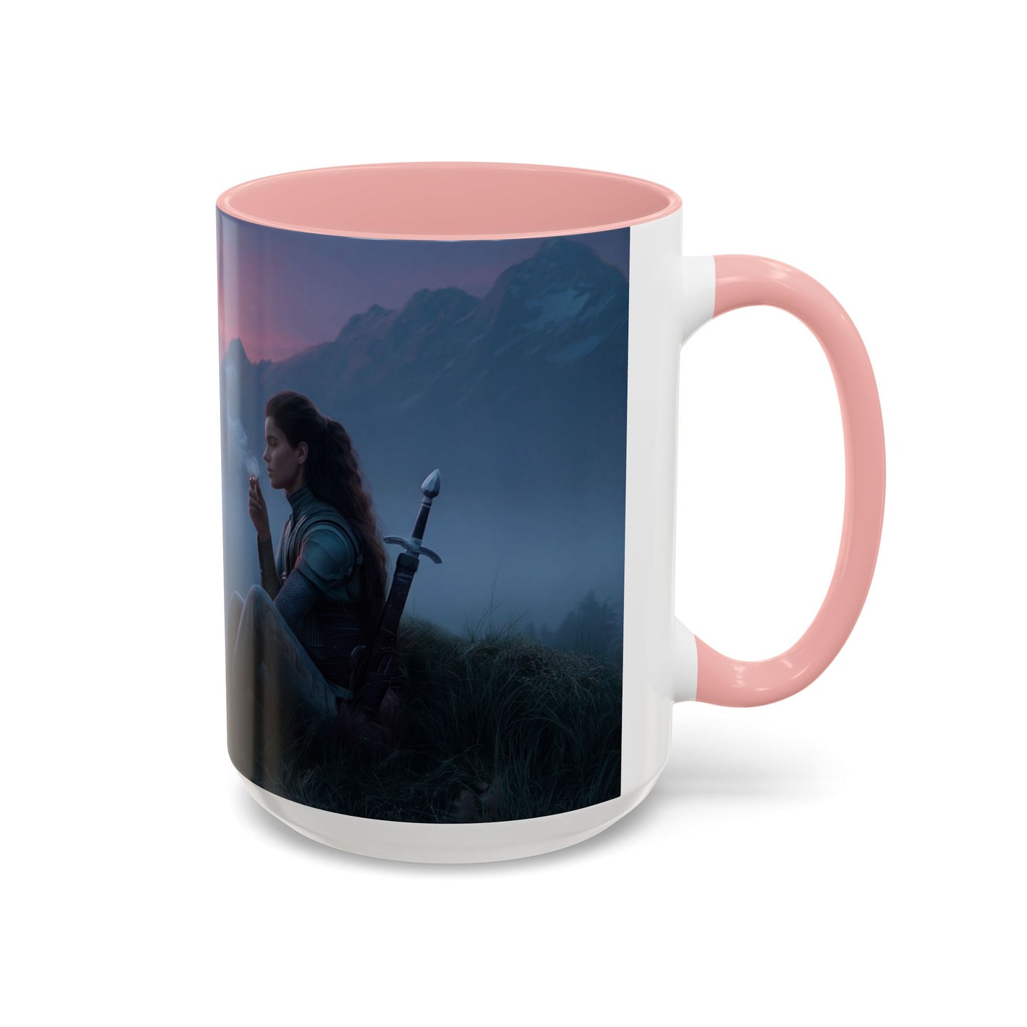 Sentinel and Dragon Accent Coffee Mug (11, 15oz) – Twilight Summit Rest