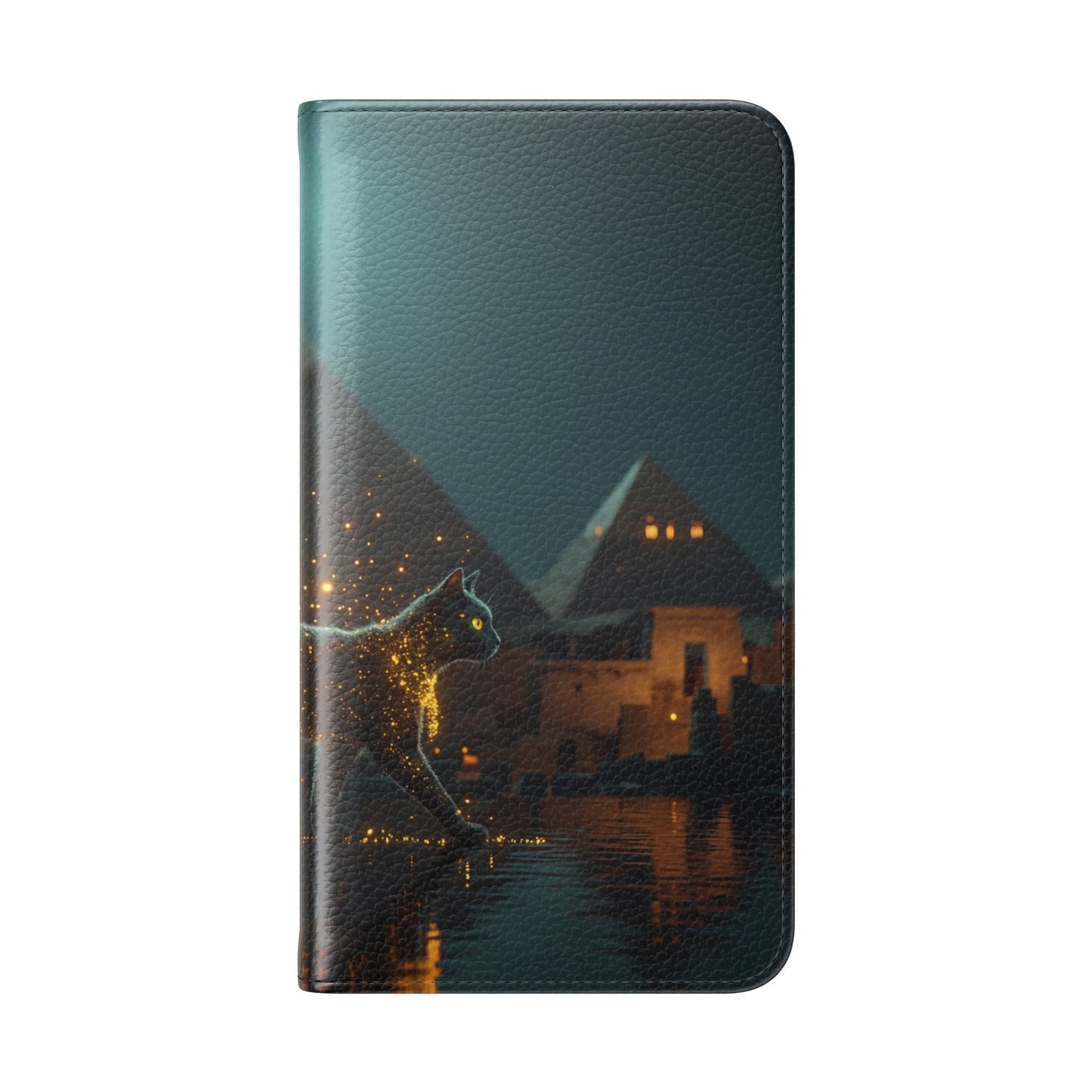 Celestial Vortex Flip Cases – Indigo Cloud Dreamscape