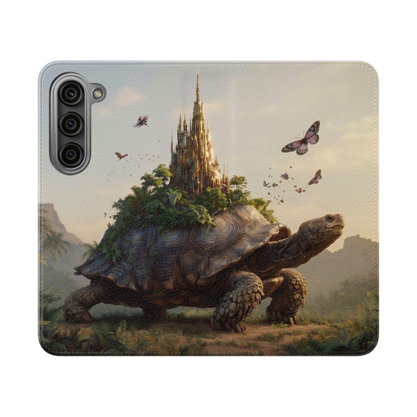Castle Turtle Flip Cases – Golden Spire Jungle Guardian