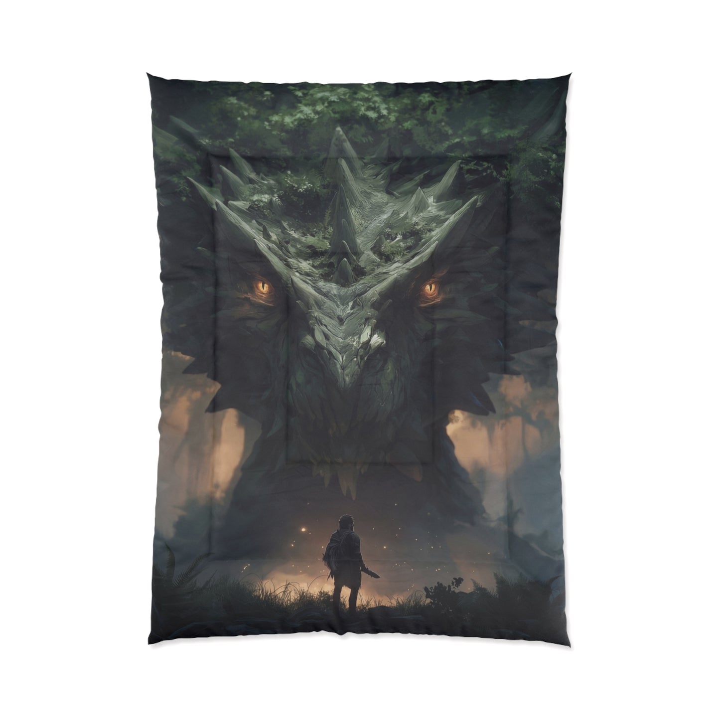 Ancient Forest Dragon Comforter – Whispering Grove Guardian