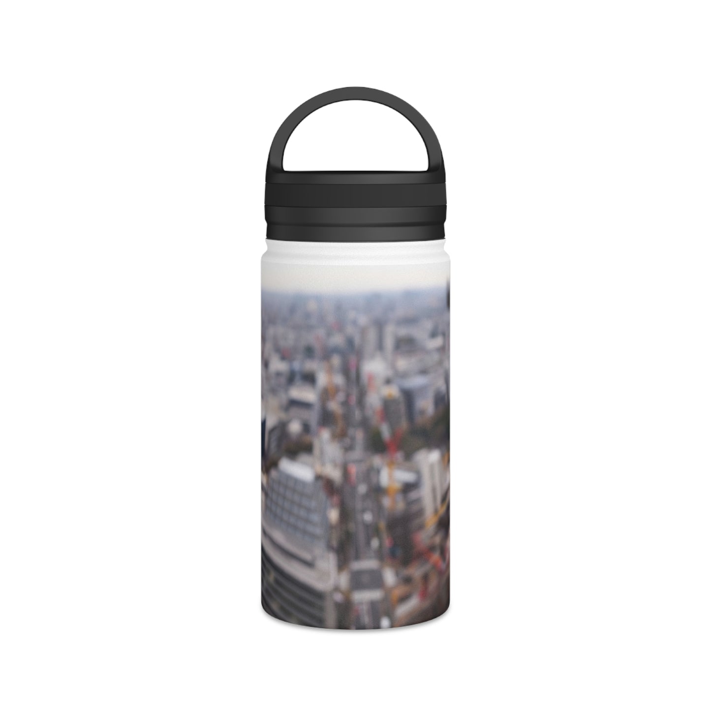 Rusty Heart Weight Bottle – Suspended Above the City’s Pulse