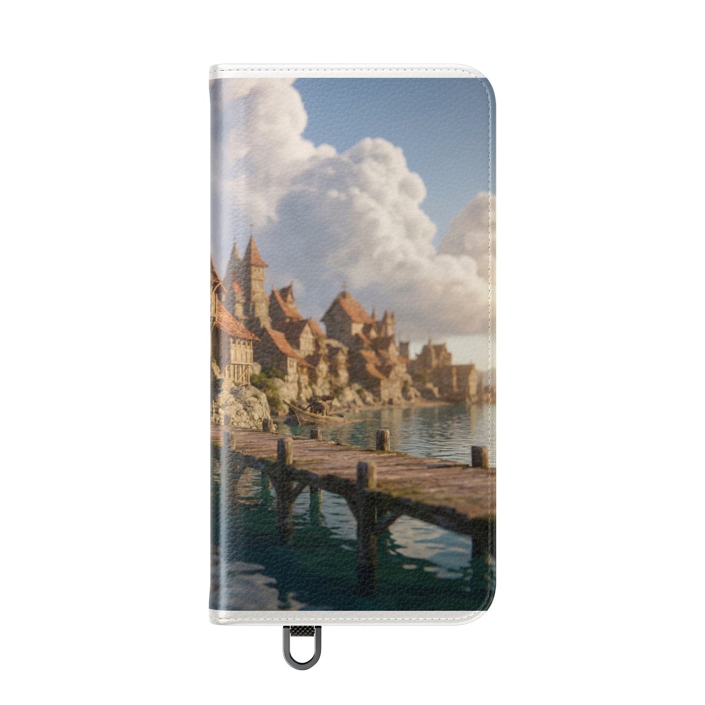 Cobblestone Harbor Flip Cases – Timber Town Seaside Walkway