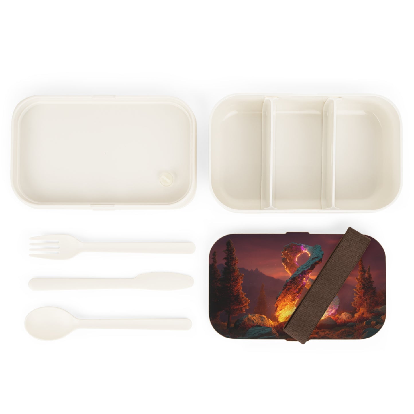 Celestial Infinity Stone Bento Lunch Box – Twilight Portal Dreamscape