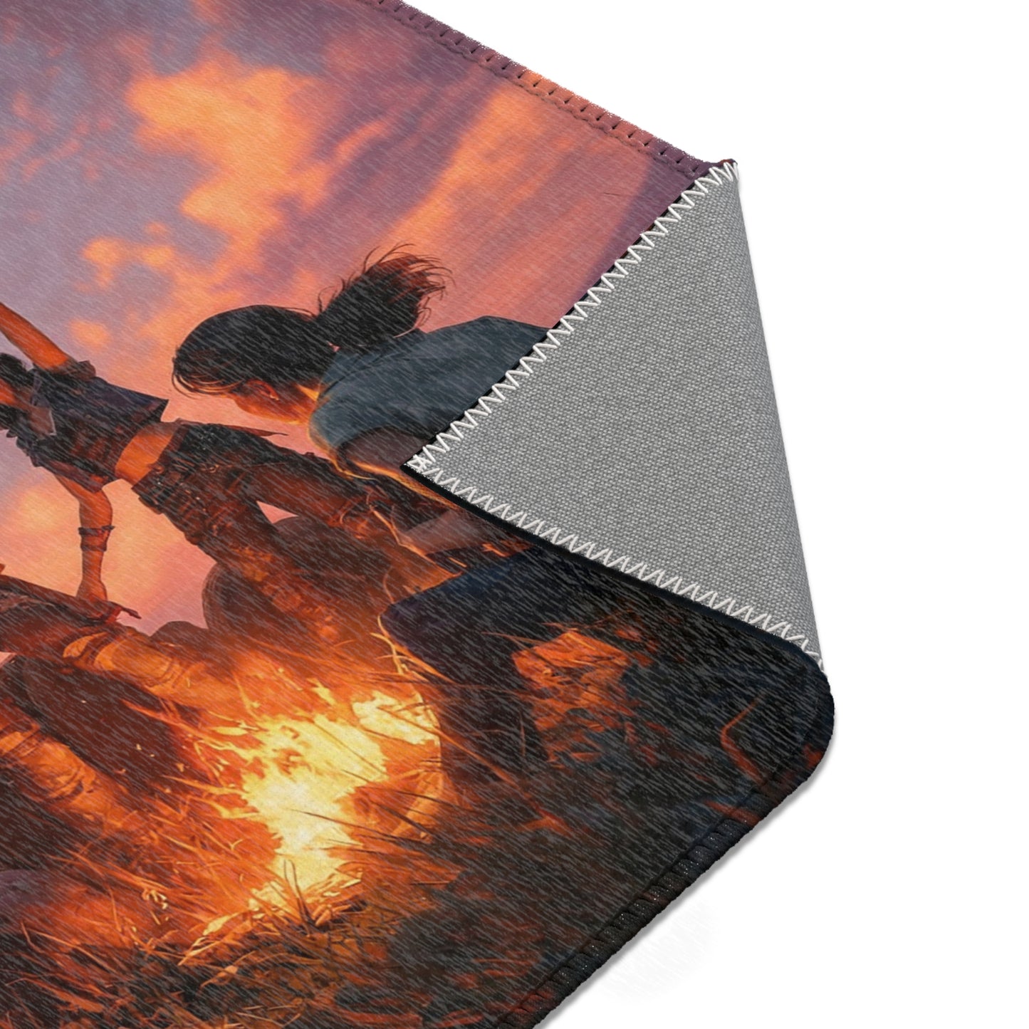 Sunset Roadtrip Campfire Rug – Cheers to the Open Sky