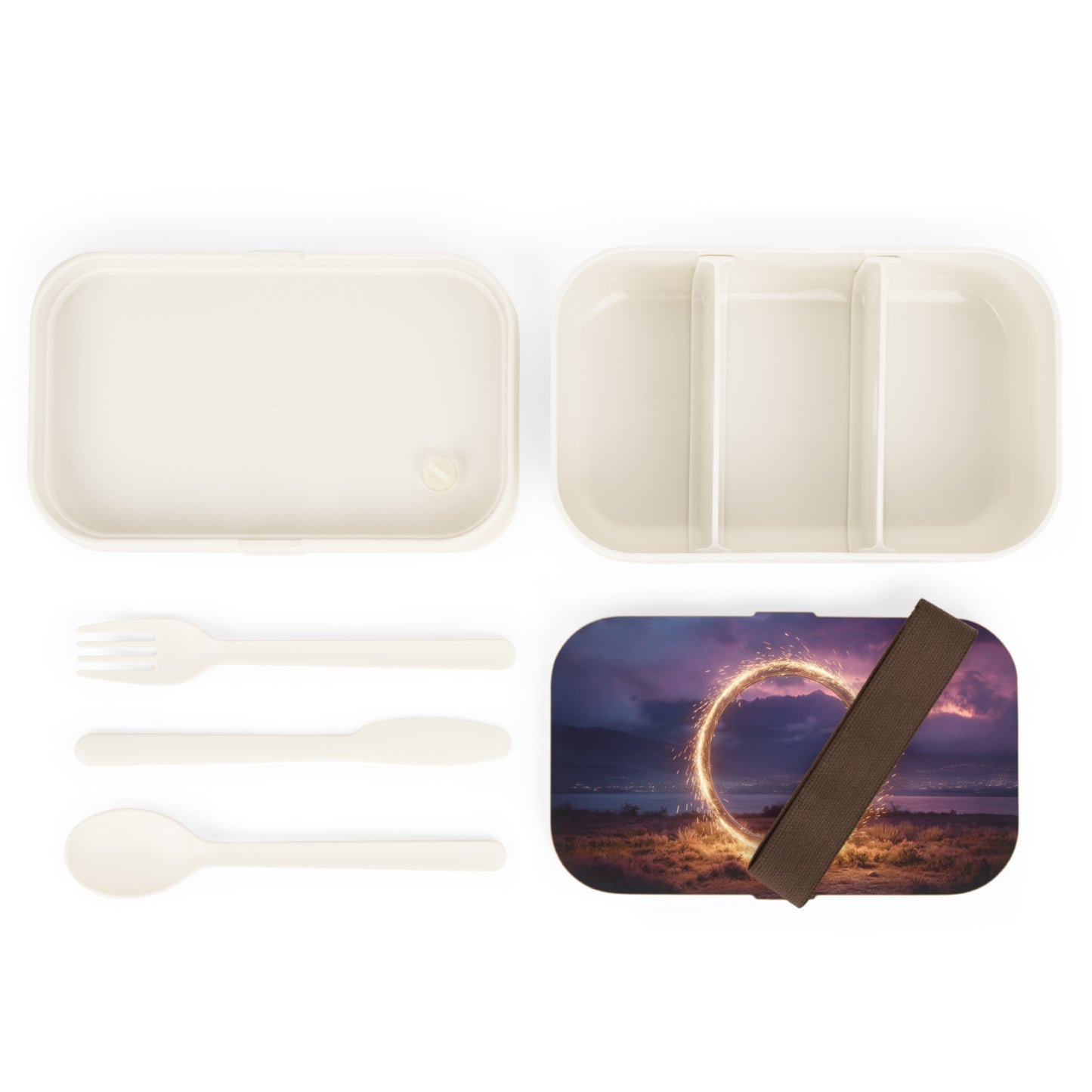 Sparkling Portal Bento Lunch Box – Twilight Gateway to Wonder