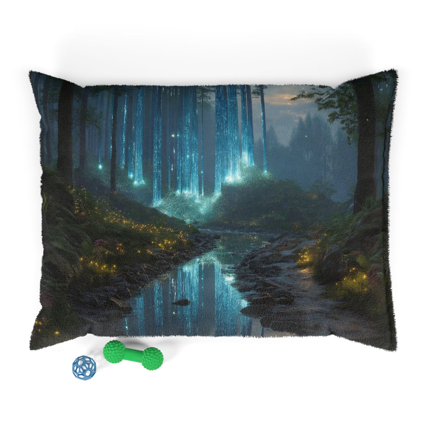 Celestial Falls Pet Bed – Whispering Forest Dreamscape