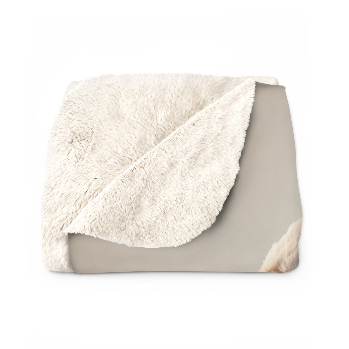 White Eagle Rider Sherpa Fleece Blanket – Sunset Skyward Companion