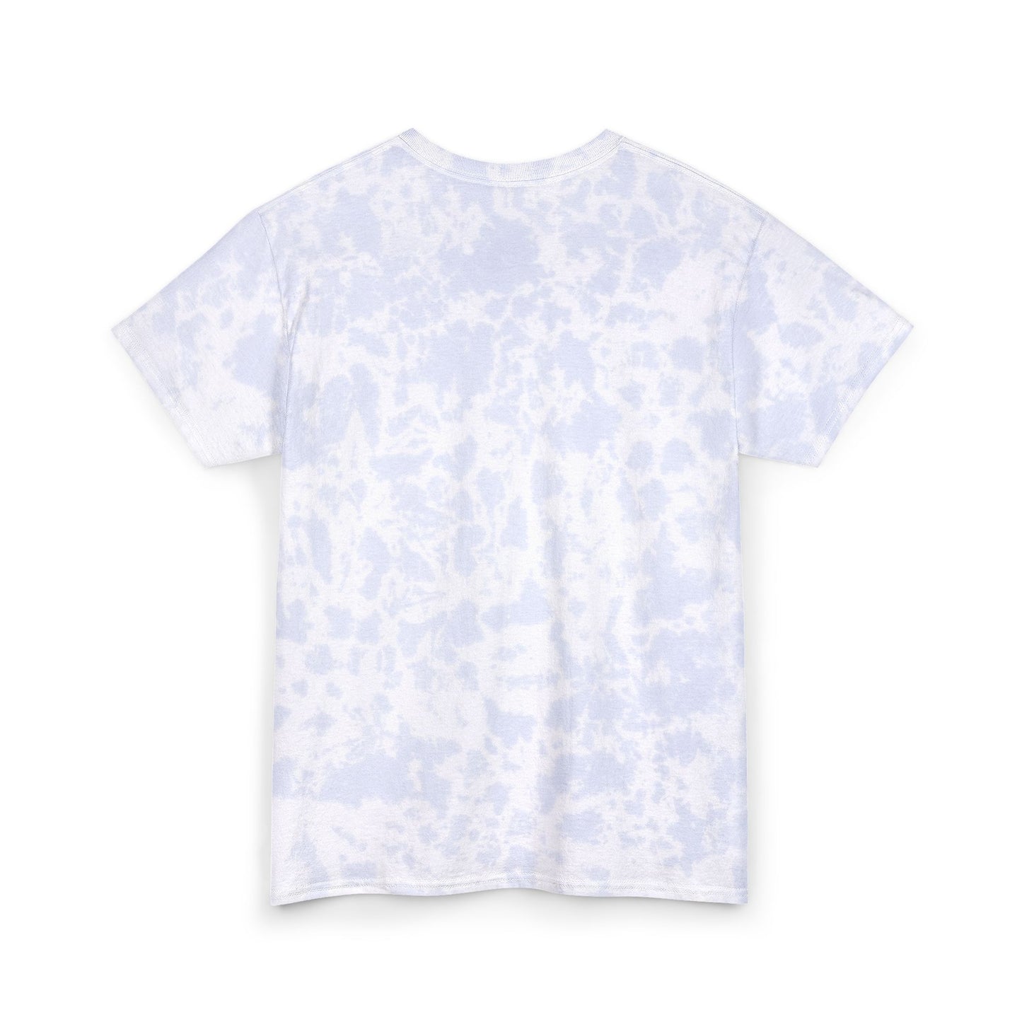 Golden Hour Wolf Unisex Tie Dye Cotton Tee – Amber Sentinel Portrait