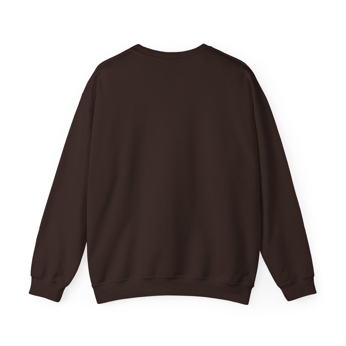 The Ritz Flamingo Unisex Heavy Blend™ Crewneck Sweatshirt – Ornate Gold Frame with Crimson Bird and Whimsical Sentinel