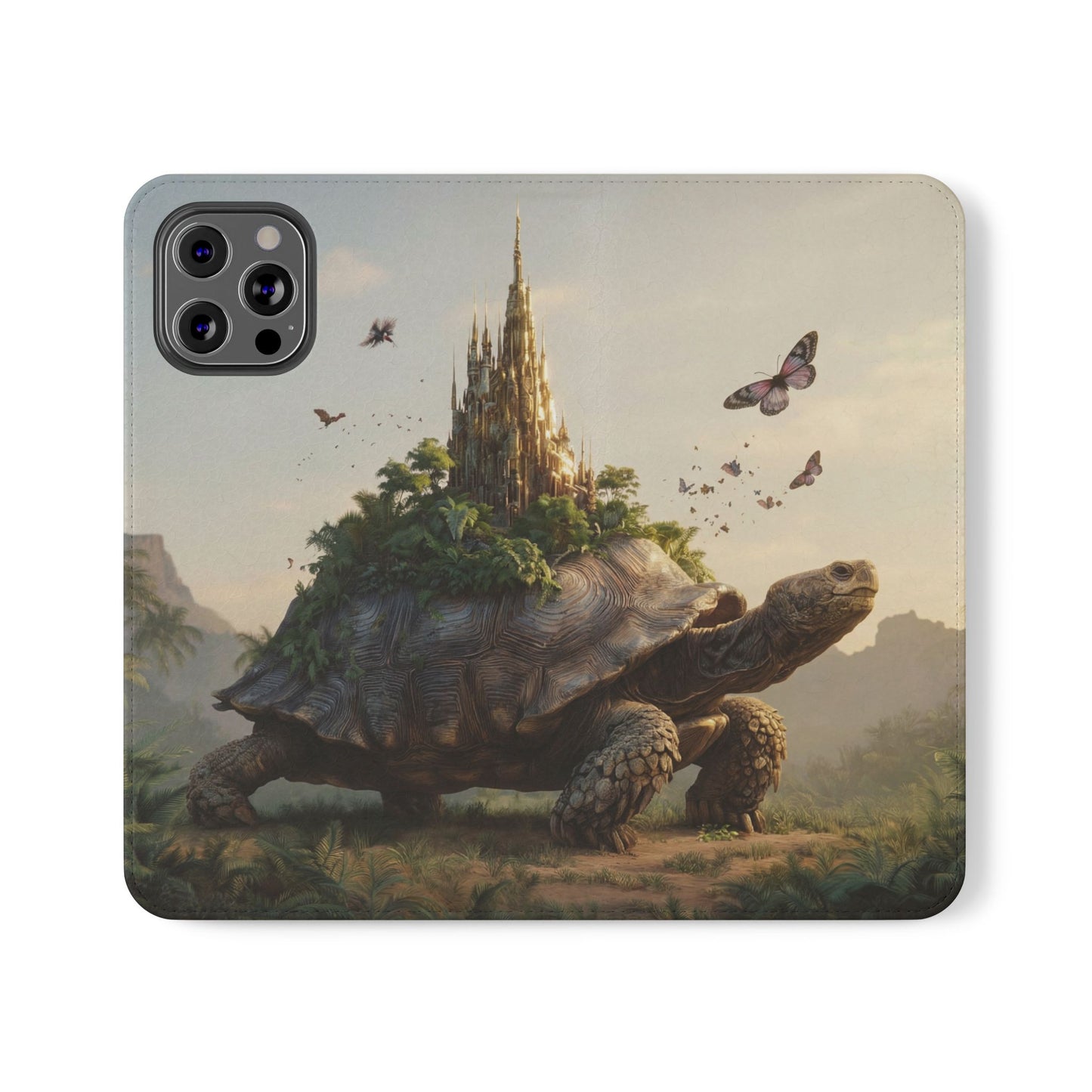 Castle Turtle Flip Cases – Golden Spire Jungle Guardian