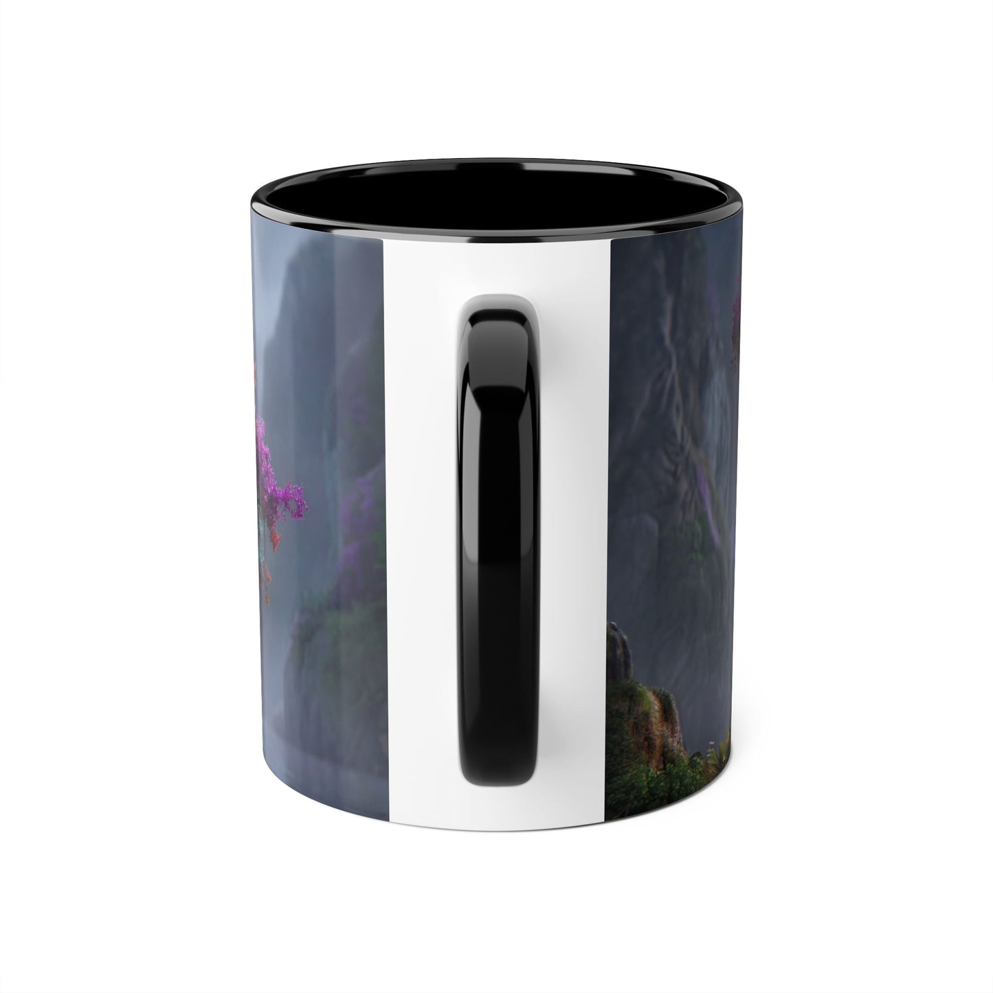 Prism Canopy Accent Mugs, 11oz – Rainforest Glow at Dusk