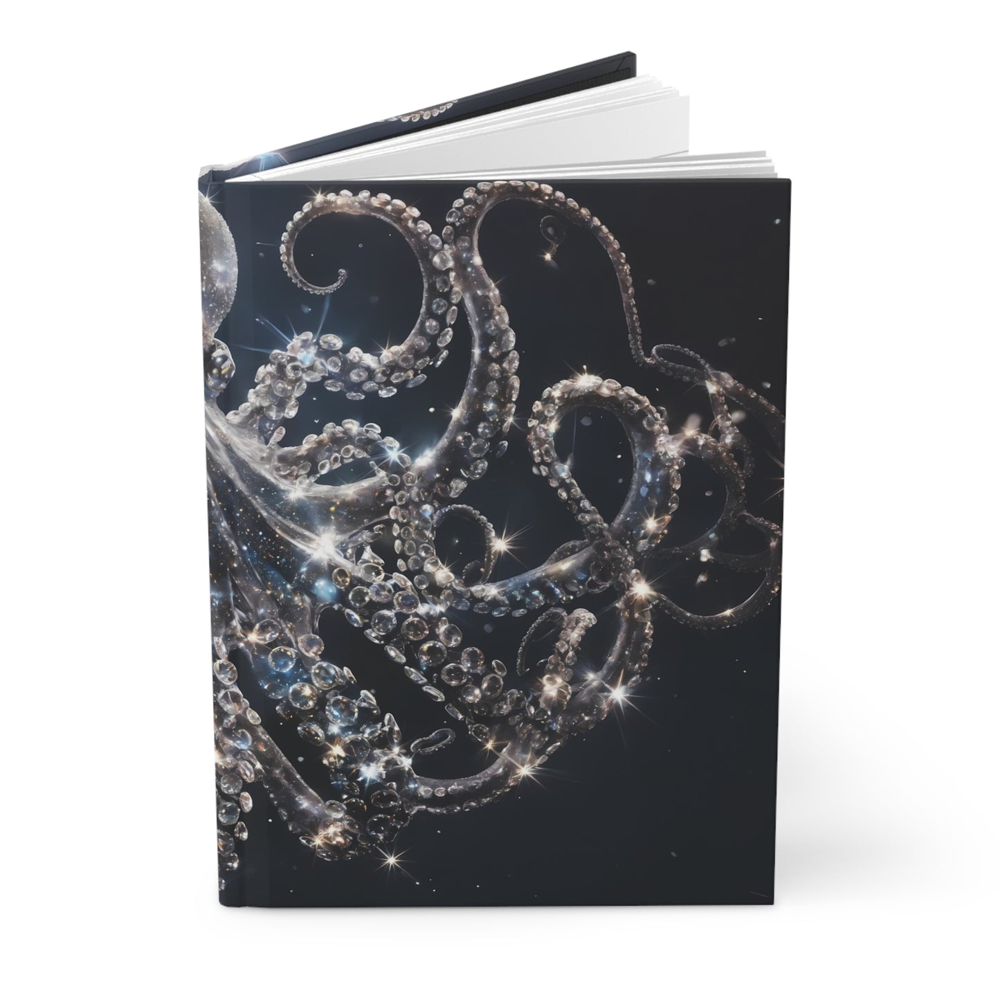 Cosmic Octopus Hardcover Journal Matte – Stardust Tentacle Dreamscape