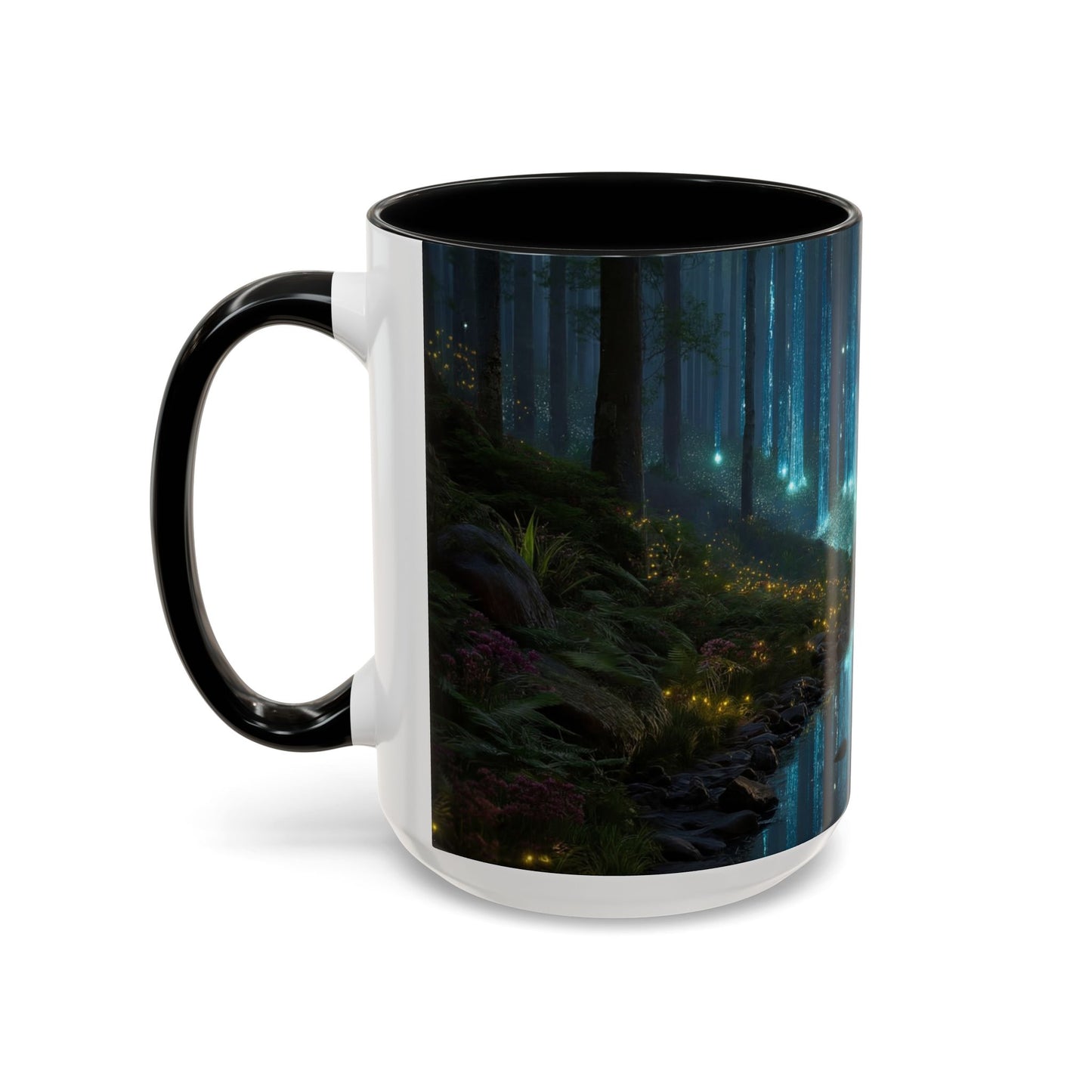 Celestial Falls Accent Coffee Mug (11, 15oz) – Twilight’s Whispering Woods