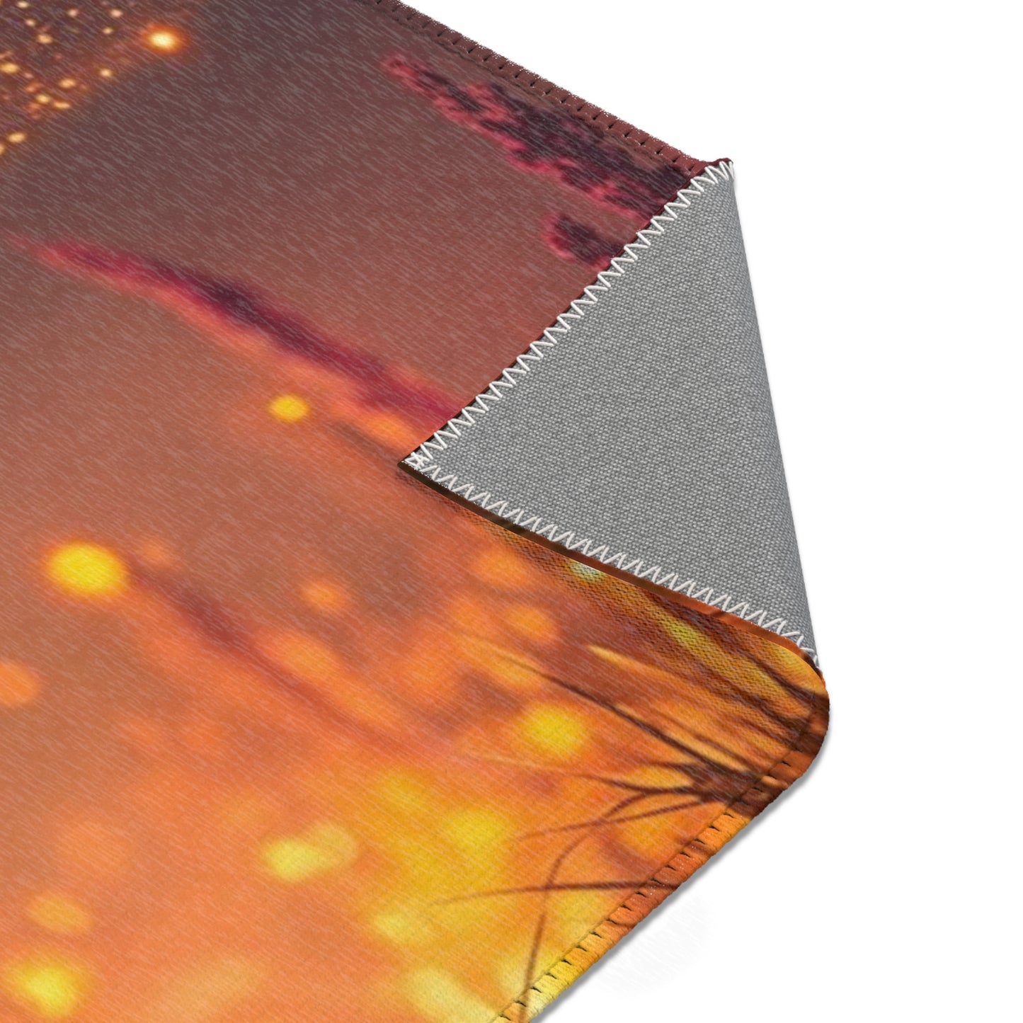 Glowing Dragonfly Area Rug – Twilight Meadow Dreamscape