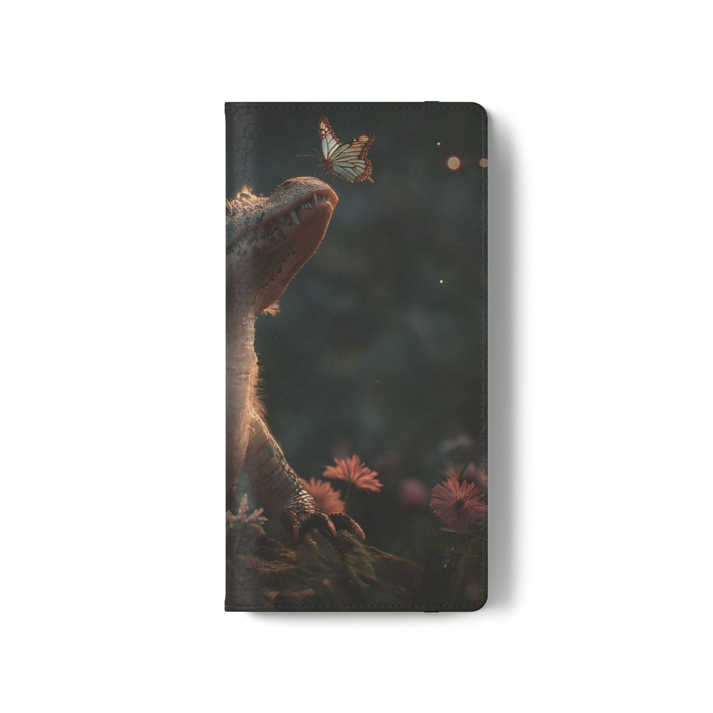Crocodile Butterfly Flip Cases – Tender Guardian with Moth Companion