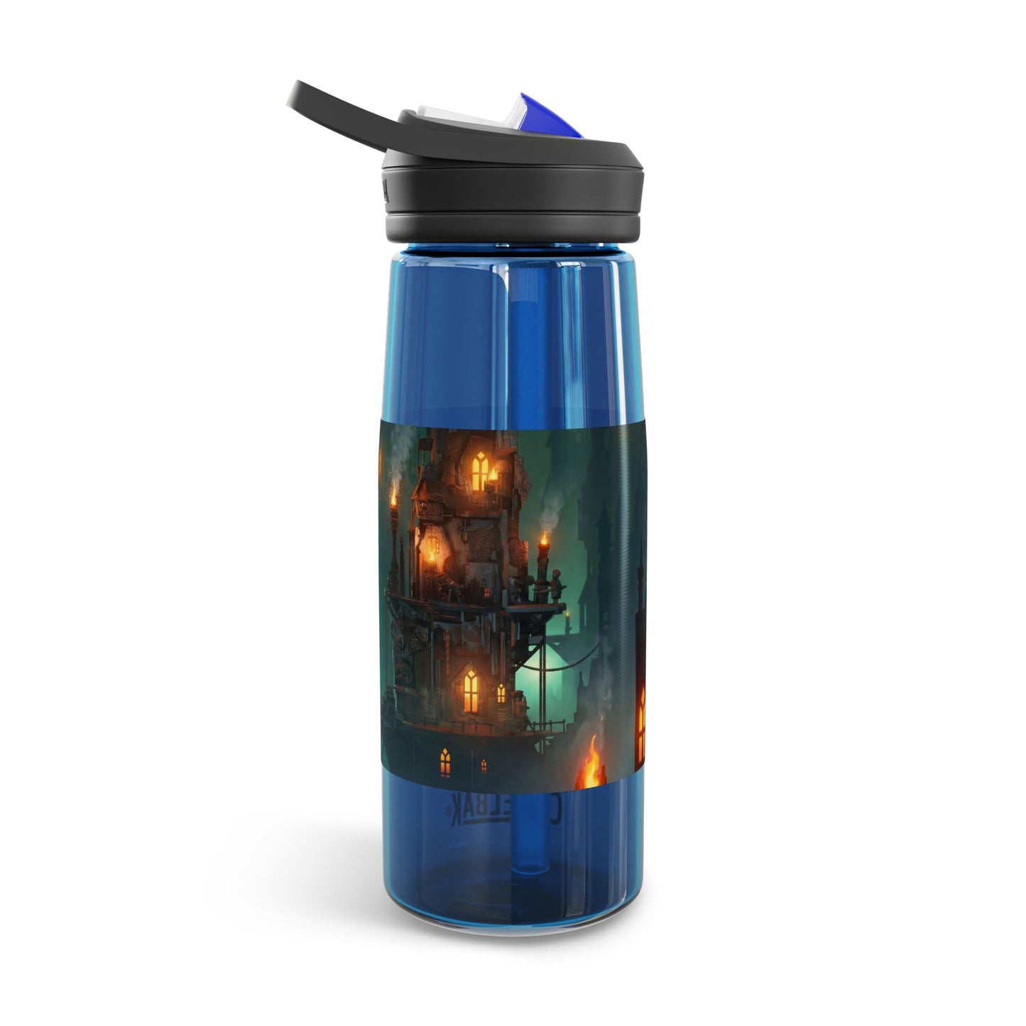 Floating City of Lanterns CamelBak Eddy® Water Bottle, 20oz\25oz – Glow in the Misty Night